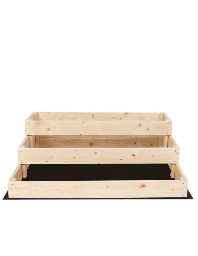 Grządki kaskadowe - Skrzynia na warzywa warzywniak inspekt drewniany 27x90x90 GRATISY ECO - product b2b.wamar.biz 5