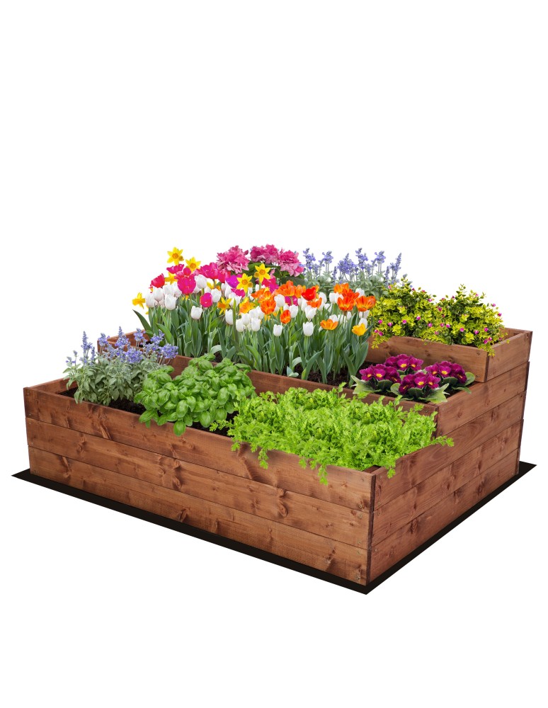 Grządki kaskadowe - Skrzynie na warzywa warzywniak donica IMPREGNOWANY 45x120x90 GRATISY EKO - product b2b.wamar.biz 2