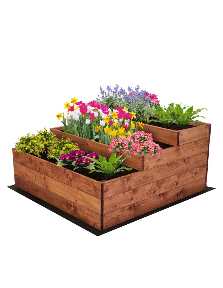 Grządki kaskadowe - Skrzynie na warzywa warzywniak donica IMPREGNOWANY 45x90x90 GRATISY EKO - product b2b.wamar.biz 2