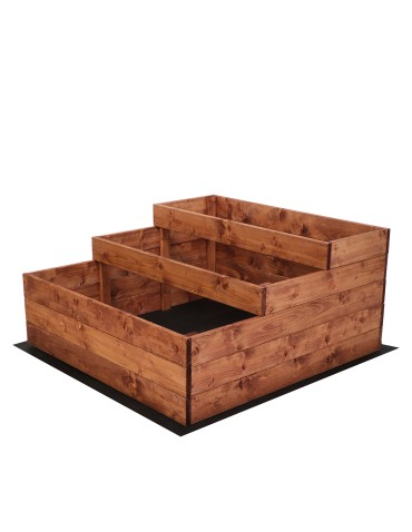 Grządki kaskadowe - Skrzynie na warzywa warzywniak donica IMPREGNOWANY 45x90x90 GRATISY EKO - product 3