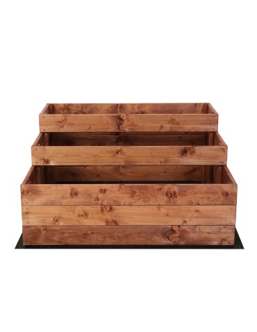 Grządki kaskadowe - Skrzynie na warzywa warzywniak donica IMPREGNOWANY 45x90x90 GRATISY EKO - product 5