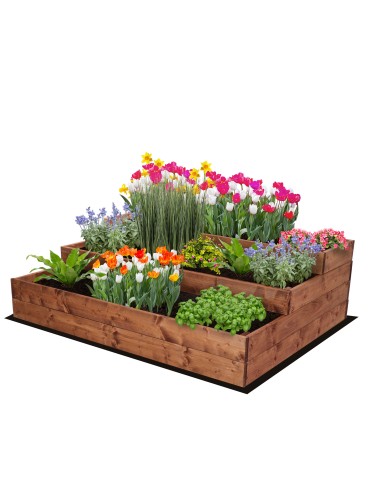 Skrzynia na warzywa warzywniak grządka IMPREGNOWANY 36x120x90 GRATISY EKO - product 2