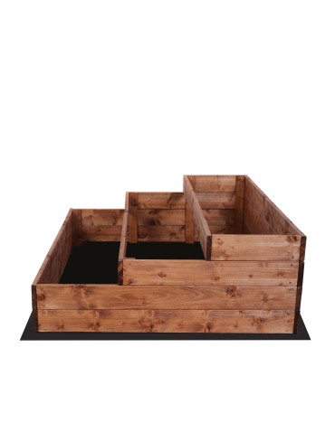Grządki kaskadowe - Skrzynia na warzywa warzywniak grządka IMPREGNOWANY 36x120x90 GRATISY EKO - product 4