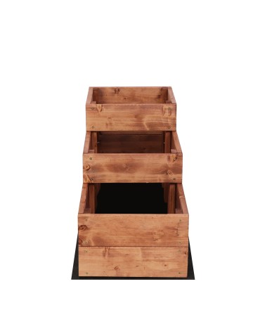 Grządki kaskadowe - Skrzynia na warzywa warzywniak grządka IMPREGNOWANY 36x30x90 GRATISY EKO - product 4