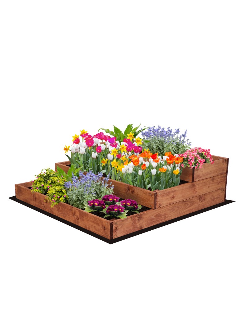 Grządki kaskadowe - Skrzynia na warzywa warzywniak inspekt IMPREGNOWANY 27x90x90 GRATISY ECO - produkt b2b.wamar.biz 2