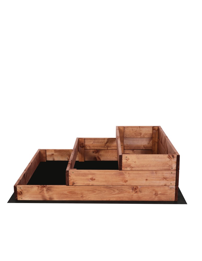 Grządki kaskadowe - Skrzynia na warzywa warzywniak inspekt IMPREGNOWANY 27x90x90 GRATISY ECO - produkt b2b.wamar.biz 4