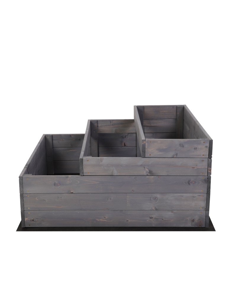 Grządki kaskadowe - Skrzynie na warzywa warzywniak donica IMPREGNOWANY 45x90x90 GRATISY EKO - product b2b.wamar.biz 4