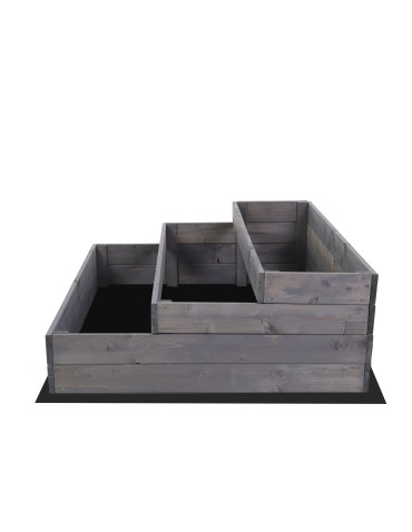 Grządki kaskadowe - Skrzynia na warzywa warzywniak grządka IMPREGNOWANY 36x120x90 GRATISY EKO - product 4