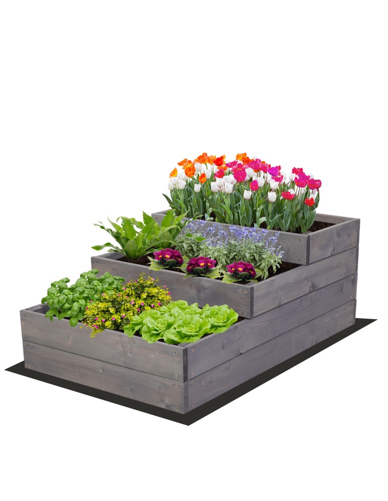 Grządki kaskadowe - Skrzynia na warzywa warzywniak grządka IMPREGNOWANY 36x60x90 GRATISY EKO - product b2b.wamar.biz 2