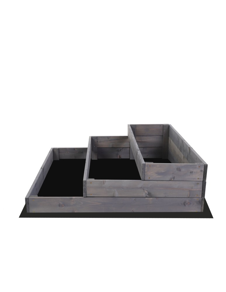 Grządki kaskadowe - Skrzynia na warzywa warzywniak inspekt IMPREGNOWANY 27x120x90 GRATISY ECO - product b2b.wamar.biz 4