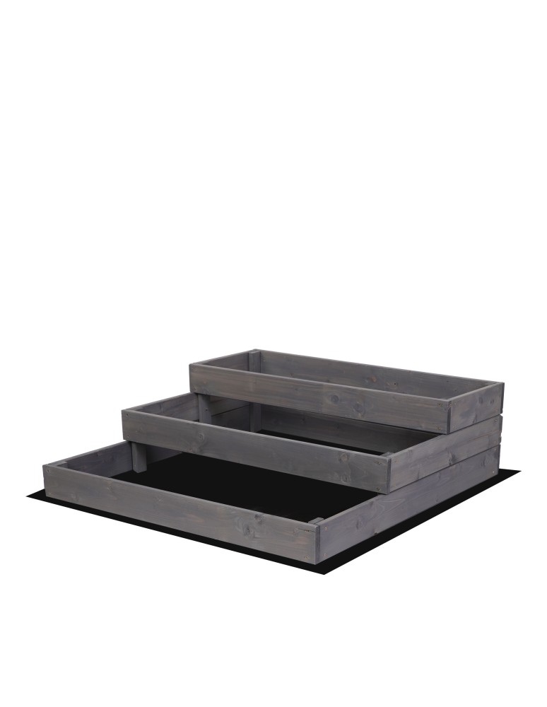 Grządki kaskadowe - Skrzynia na warzywa warzywniak inspekt IMPREGNOWANY 27x90x90 GRATISY ECO - produkt b2b.wamar.biz 3