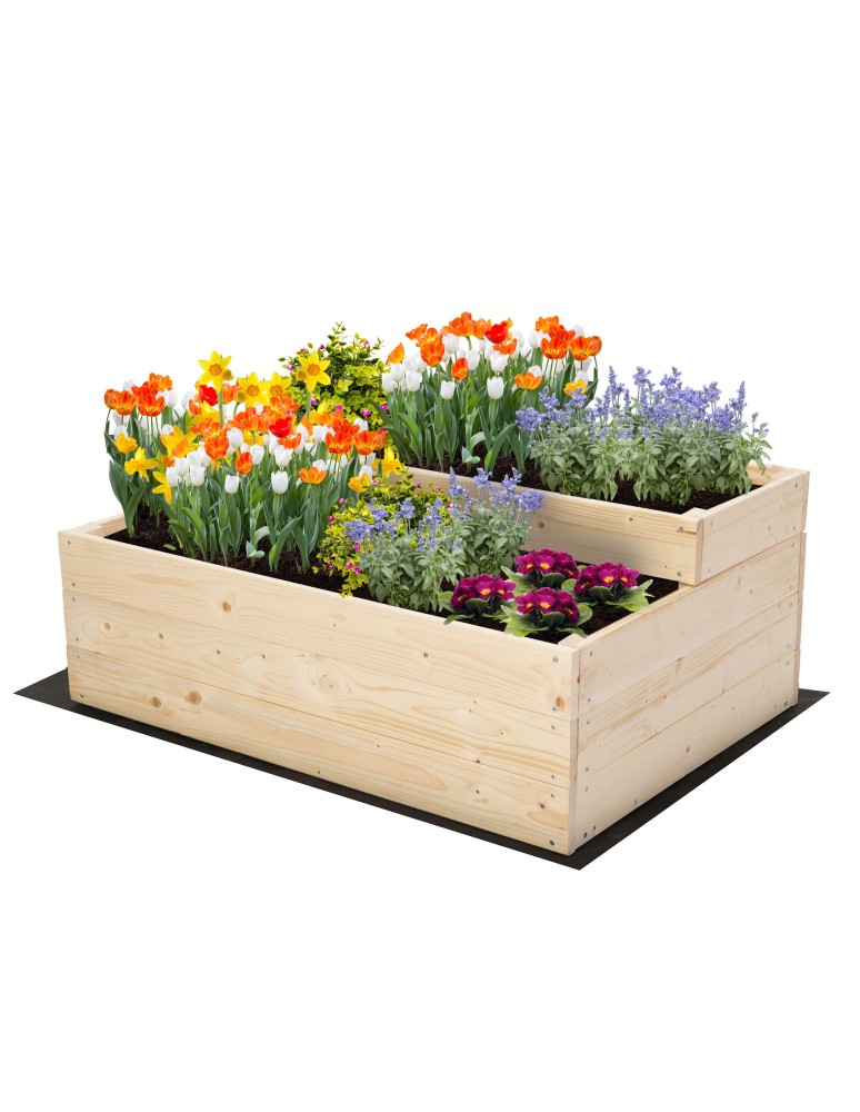 Grządki kaskadowe - Skrzynia na warzywa warzywniak grządka drewniany 36x90x60 GRATISY EKO - product b2b.wamar.biz 2