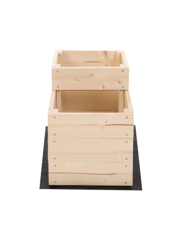 Grządki kaskadowe - Skrzynia na warzywa warzywniak grządka drewniana 36x30x60 GRATISY EKO - product 4