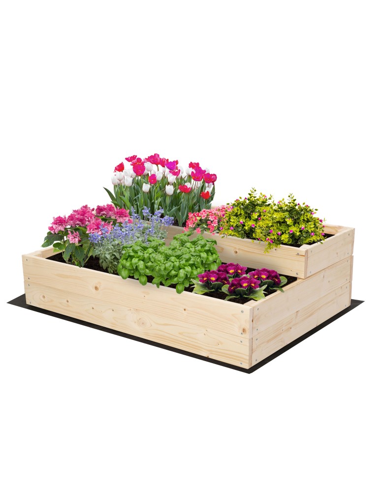 Grządki kaskadowe - Skrzynia na warzywa warzywniak inspekt drewniany 27x90x60 GRATISY ECO - product b2b.wamar.biz 2