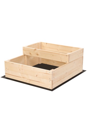 Grządki kaskadowe - Skrzynia na warzywa warzywniak inspekt drewniany 27x60x60 GRATISY ECO - produkt 3