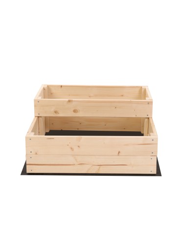 Grządki kaskadowe - Skrzynia na warzywa warzywniak inspekt drewniany 27x60x60 GRATISY ECO - produkt 4
