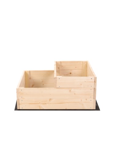 Grządki kaskadowe - Skrzynia na warzywa warzywniak inspekt drewniany 27x60x60 GRATISY ECO - produkt 5