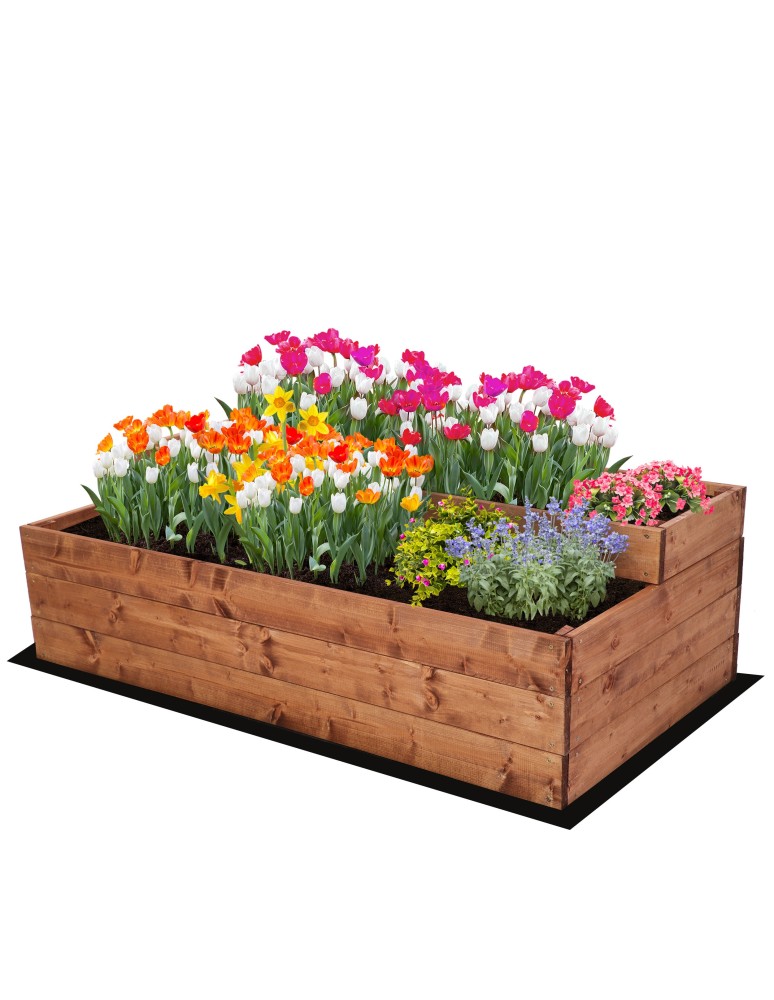 Grządki kaskadowe - Skrzynia na warzywa warzywniak grządka IMPREGNOWANY 36x120x60 GRATISY EKO - product b2b.wamar.biz 2