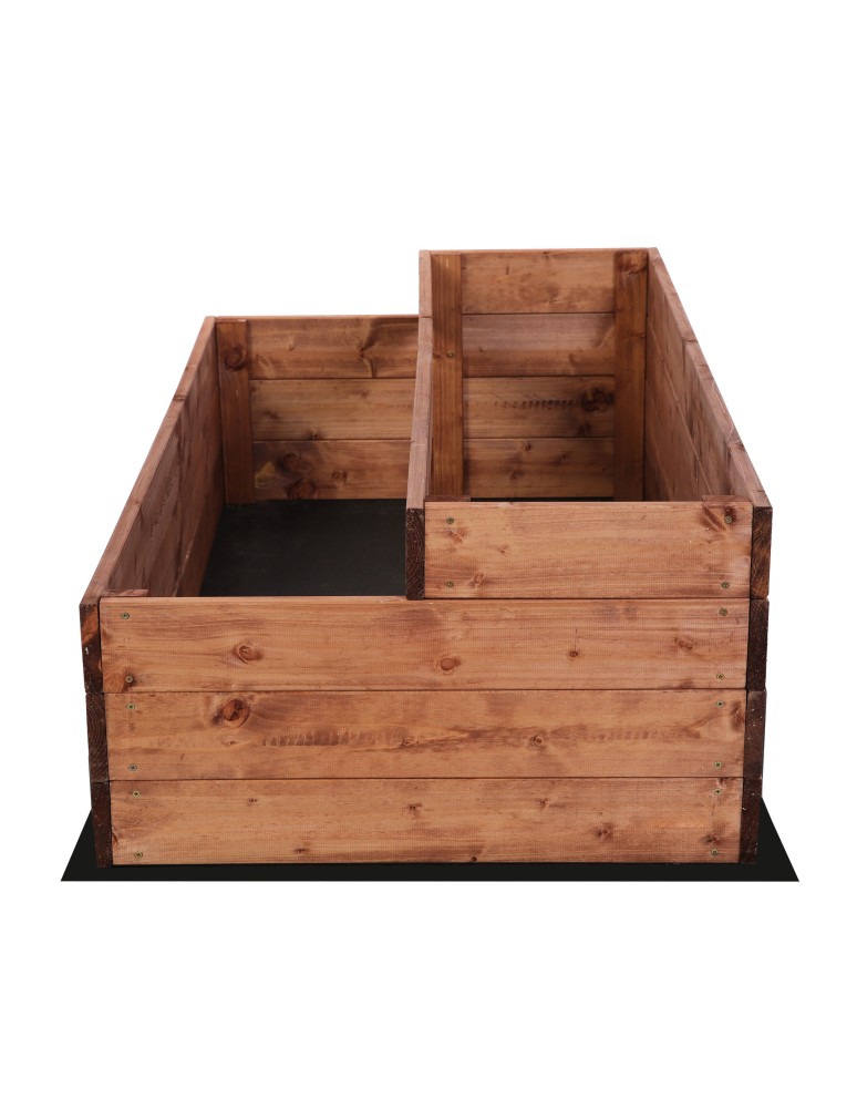 Grządki kaskadowe - Skrzynia na warzywa warzywniak grządka IMPREGNOWANY 36x120x60 GRATISY EKO - product b2b.wamar.biz 4