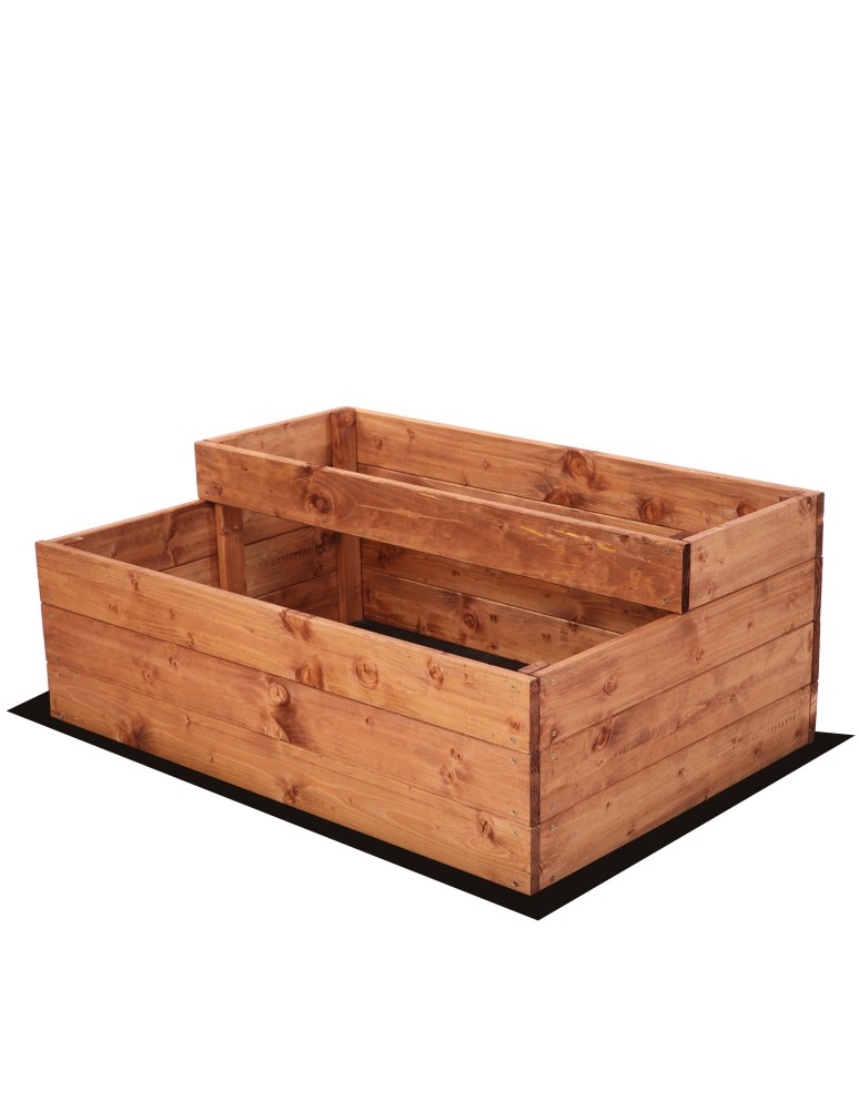 Grządki kaskadowe - Skrzynia na warzywa warzywniak grządka IMPREGNOWANY 36x90x60 GRATISY EKO - produkt b2b.wamar.biz 3