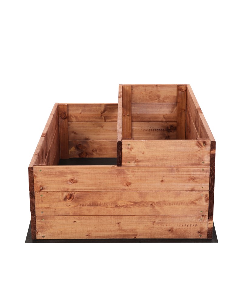 Grządki kaskadowe - Skrzynia na warzywa warzywniak grządka IMPREGNOWANY 36x90x60 GRATISY EKO - produkt b2b.wamar.biz 4