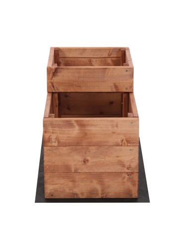 Grządki kaskadowe - Skrzynia na warzywa warzywniak grządka IMPREGNOWANY 36x30x60 GRATISY EKO - product 4