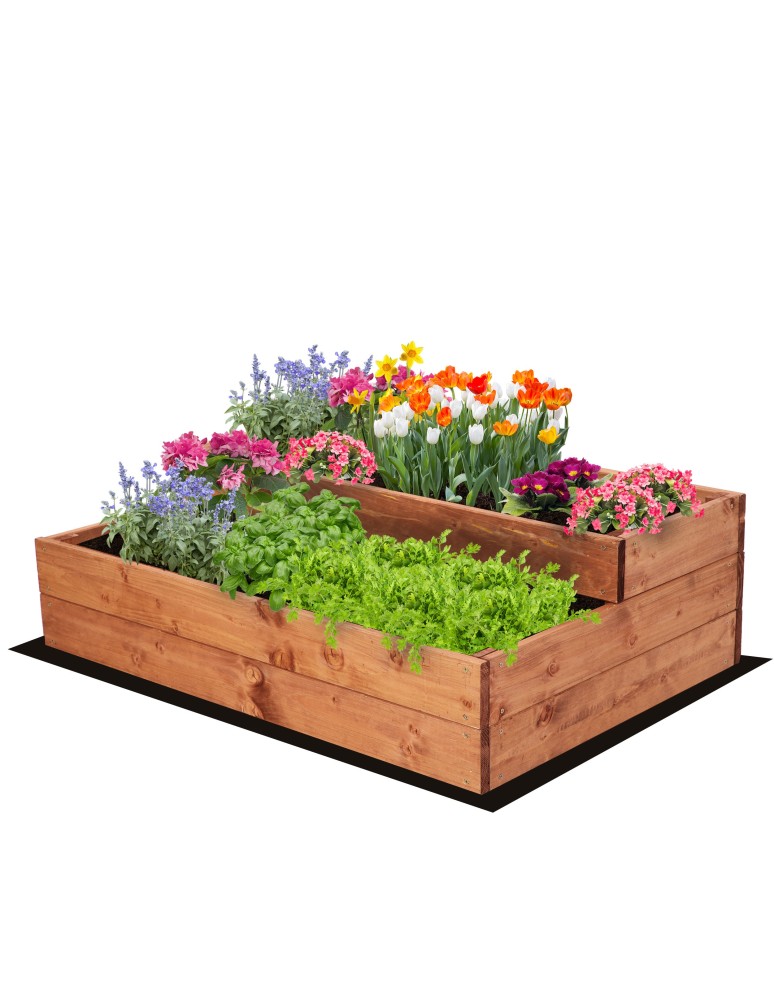 Grządki kaskadowe - Skrzynia na warzywa warzywniak inspekt IMPREGNOWANY 27x90x60 GRATISY ECO - product b2b.wamar.biz 2