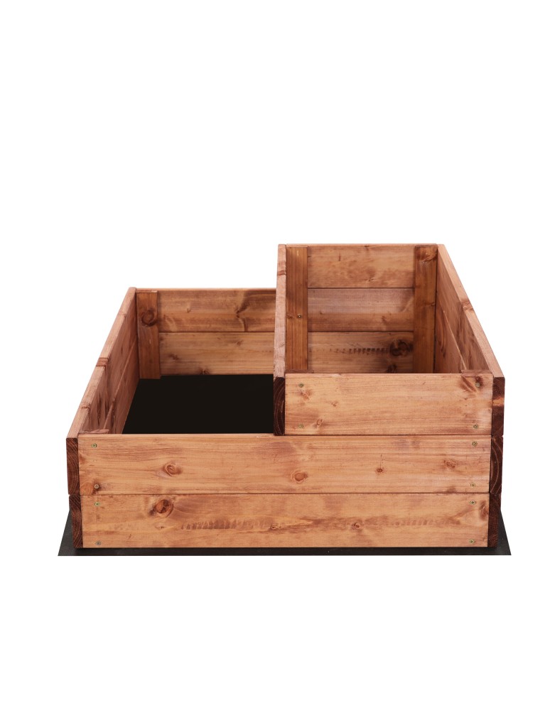 Grządki kaskadowe - Skrzynia na warzywa warzywniak inspekt IMPREGNOWANY 27x90x60 GRATISY ECO - product b2b.wamar.biz 4