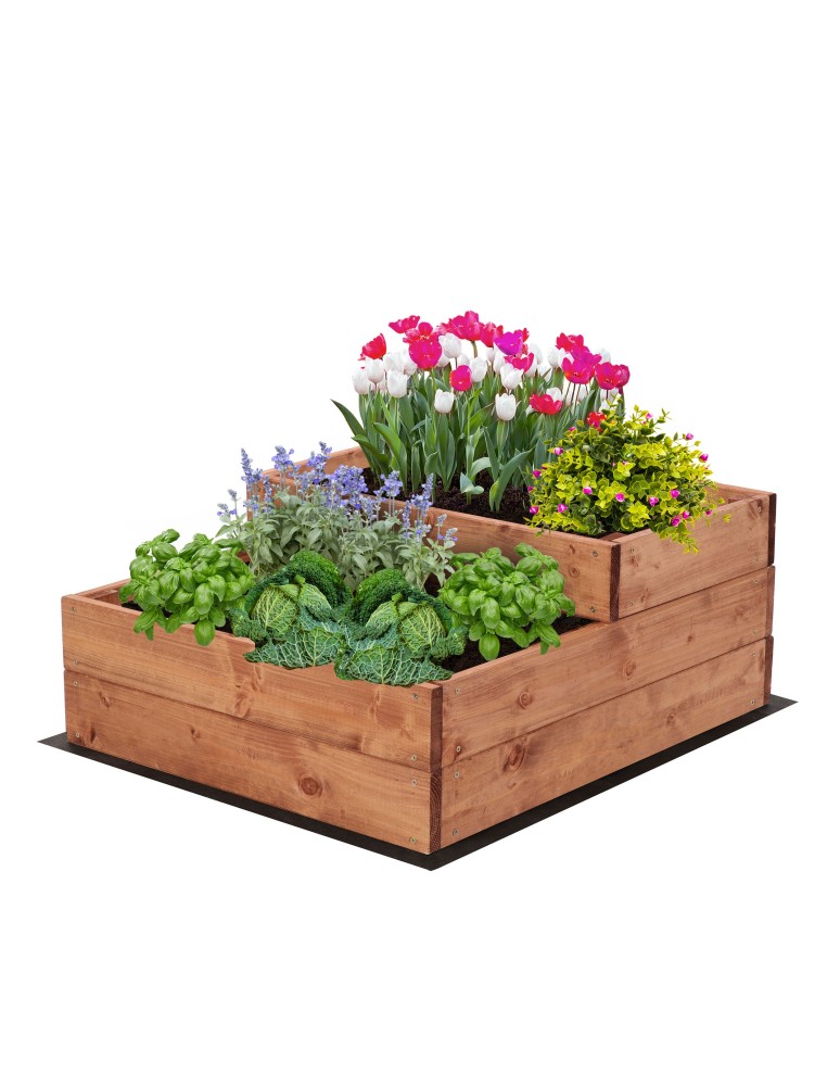 Grządki kaskadowe - Skrzynia na warzywa warzywniak inspekt IMPREGNOWANY 27x60x60 GRATISY ECO - produkt b2b.wamar.biz 2