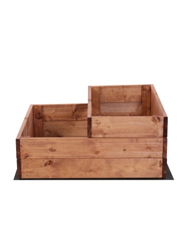 Grządki kaskadowe - Skrzynia na warzywa warzywniak inspekt IMPREGNOWANY 27x60x60 GRATISY ECO - produkt 5