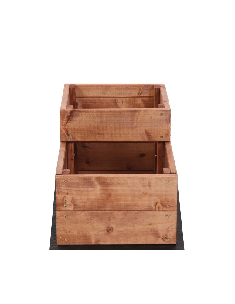 Grządki kaskadowe - Skrzynia na warzywa warzywniak inspekt IMPREGNOWANY 27x30x60 GRATISY ECO - product b2b.wamar.biz 4