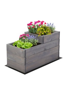 Skrzynia na warzywa warzywniak grządka IMPREGNOWANY 36x30x60 GRATISY EKO - product 2