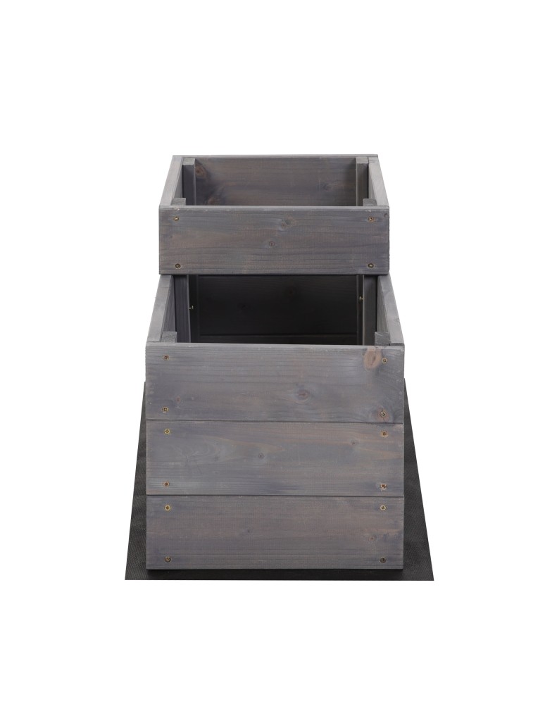 Grządki kaskadowe - Skrzynia na warzywa warzywniak grządka IMPREGNOWANY 36x30x60 GRATISY EKO - produkt b2b.wamar.biz 4