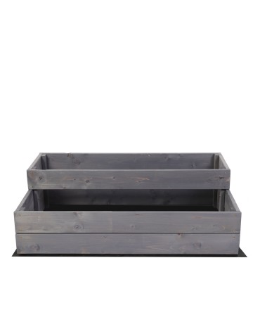 Grządki kaskadowe - Skrzynia na warzywa warzywniak inspekt IMPREGNOWANY 27x90x60 GRATISY ECO - product 5