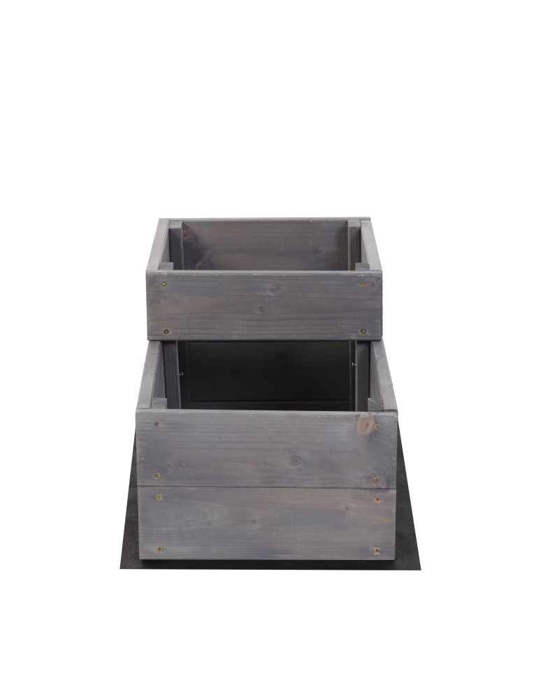 Grządki kaskadowe - Skrzynia na warzywa warzywniak inspekt IMPREGNOWANY 27x30x60 GRATISY ECO - product b2b.wamar.biz 4