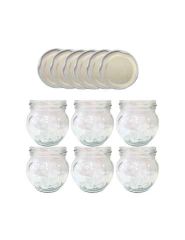 Słoiki 215ml dżemy konfitury przyprawy deserki 6kompletów zakrętki 66mm - product 2