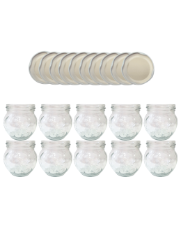 Słoiki 215ml dżemy konfitury przyprawy deserki 10kpl zakrętki 66mm PZH - product 2