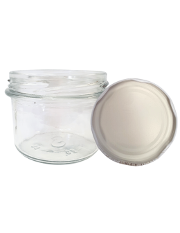 Słoik 235ml dżemy konfitury przyprawy deserki KOMPLET z POKRYWKĄ 82mm - product 2