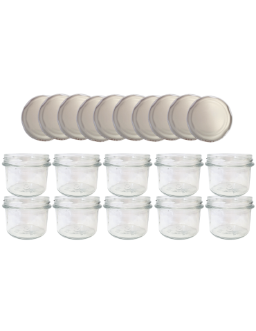 Słoiki 235ml dżemy konfitury przyprawy deserki 10kpl zakrętki 82mm PZH - product 2