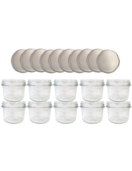 Słoiki 235ml dżemy konfitury przyprawy deserki 10kpl zakrętki 82mm PZH - product 2