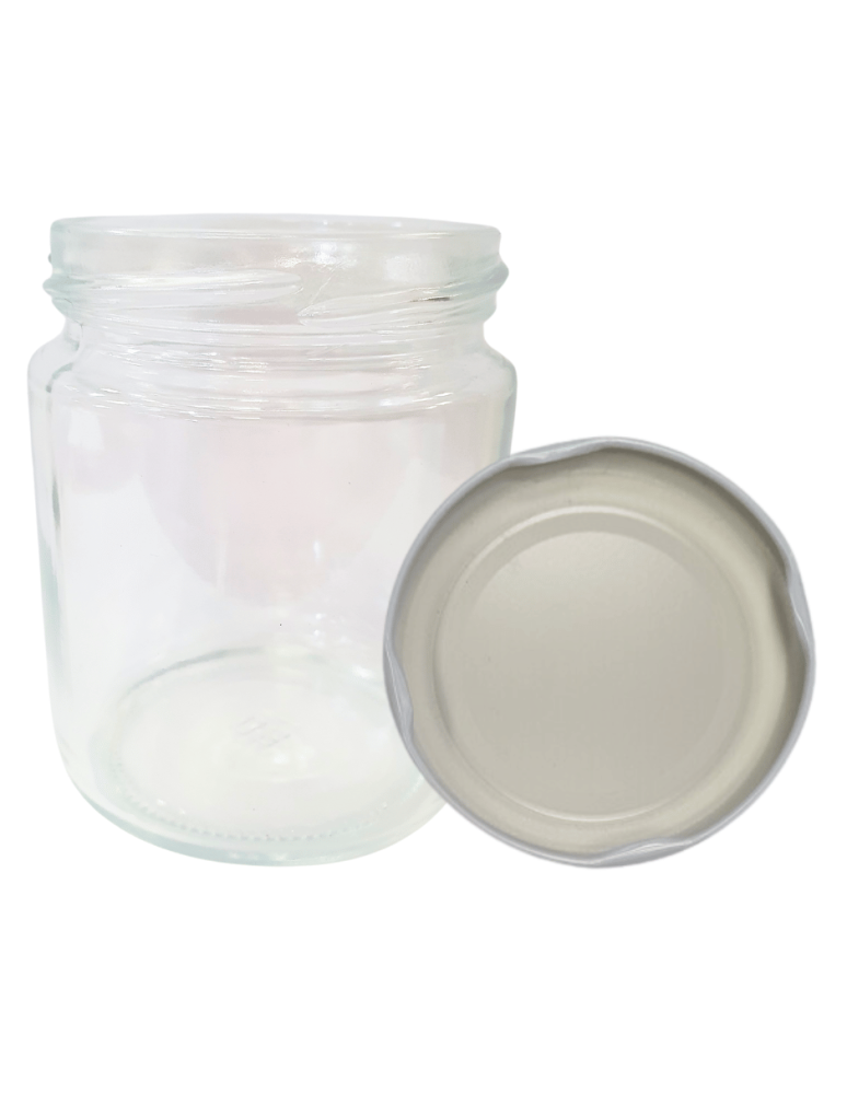 Słoiki - Słoik 250ml dżemy konfitury przyprawy deserki KOMPLET z POKRYWKĄ 66mm - product b2b.wamar.biz 2