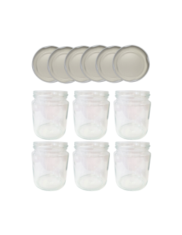 Słoiki 250ml dżemy konfitury przyprawy deserki 6kompletów zakrętki 66mm - product 2