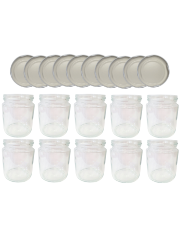 Słoiki 250ml dżemy konfitury przyprawy deserki 10kpl zakrętki 66mm PZH - product 2