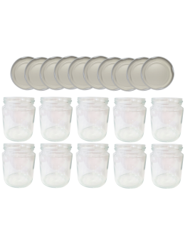 Słoiki 250ml dżemy konfitury przyprawy deserki 10kpl zakrętki 66mm PZH - product 2