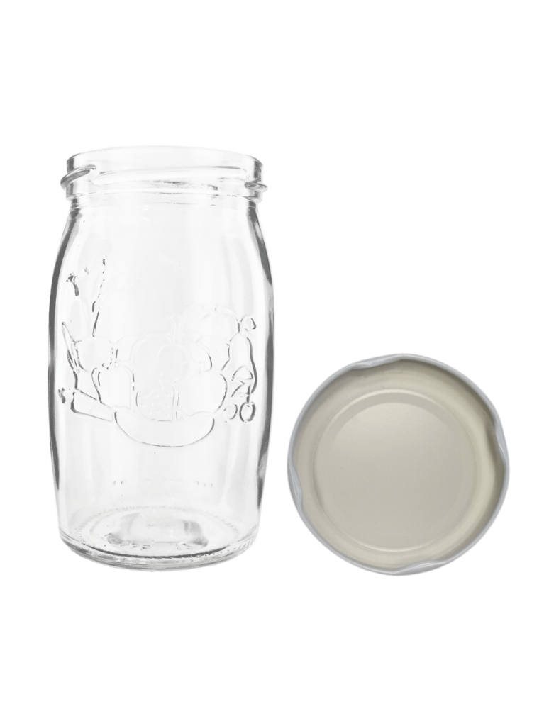 Słoiki - Słoik 335ml dżemy konfitury kompot sok grzybki KOMPLET z POKRYWKĄ 66mm - produkt b2b.wamar.biz 2