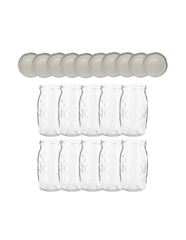 Słoiki 335ml dżemy konfitury kompot sok grzybki 10kpl zakrętki 66mm PZH - product 2