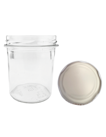 Słoik 346ml dżemy konfitury kiełbasa pasztet KOMPLET z POKRYWKĄ 82mm - product 2