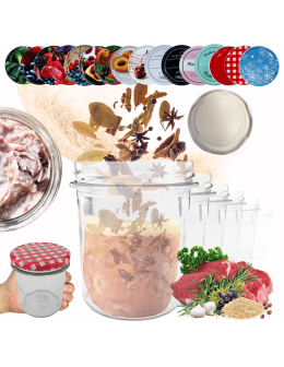 Słoiki 346ml dżemy konfitury kiełbasa pasztet 60kpl zakrętki 82mm PZH