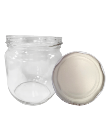 Słoik 425ml dżemy konfitury kiełbasa pasztet KOMPLET z POKRYWKĄ 82mm - product 2