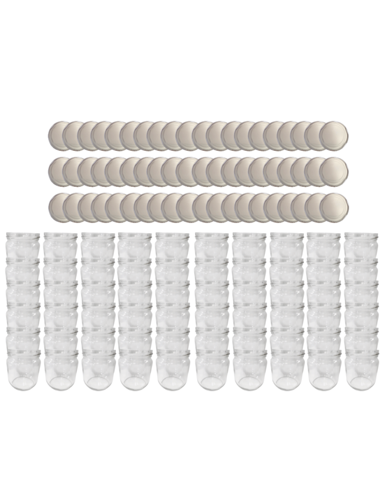 Słoiki - Słoiki 425ml dżemy konfitury kiełbasa pasztet 60kpl zakrętki 82mm PZH - product b2b.wamar.biz 2